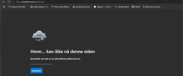 dns error